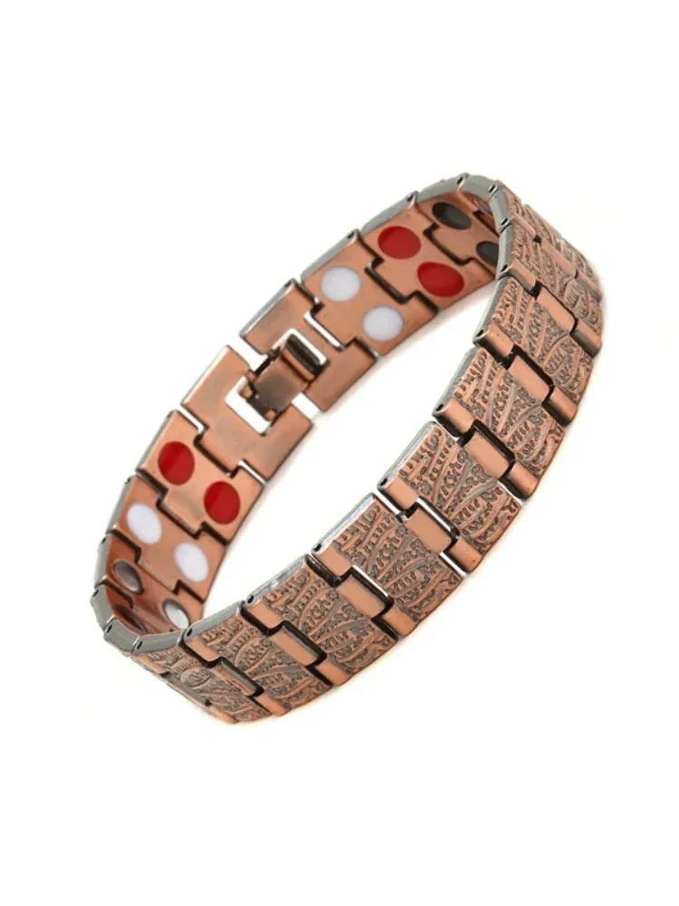 Men's Copper Magnetic Bracelet - Health Energy Germanium Arthritis