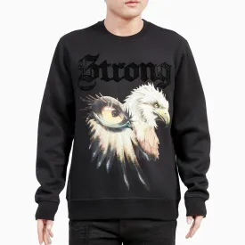 Men's Strong Eagle Crew Neck Sweatshirt With R.Stones