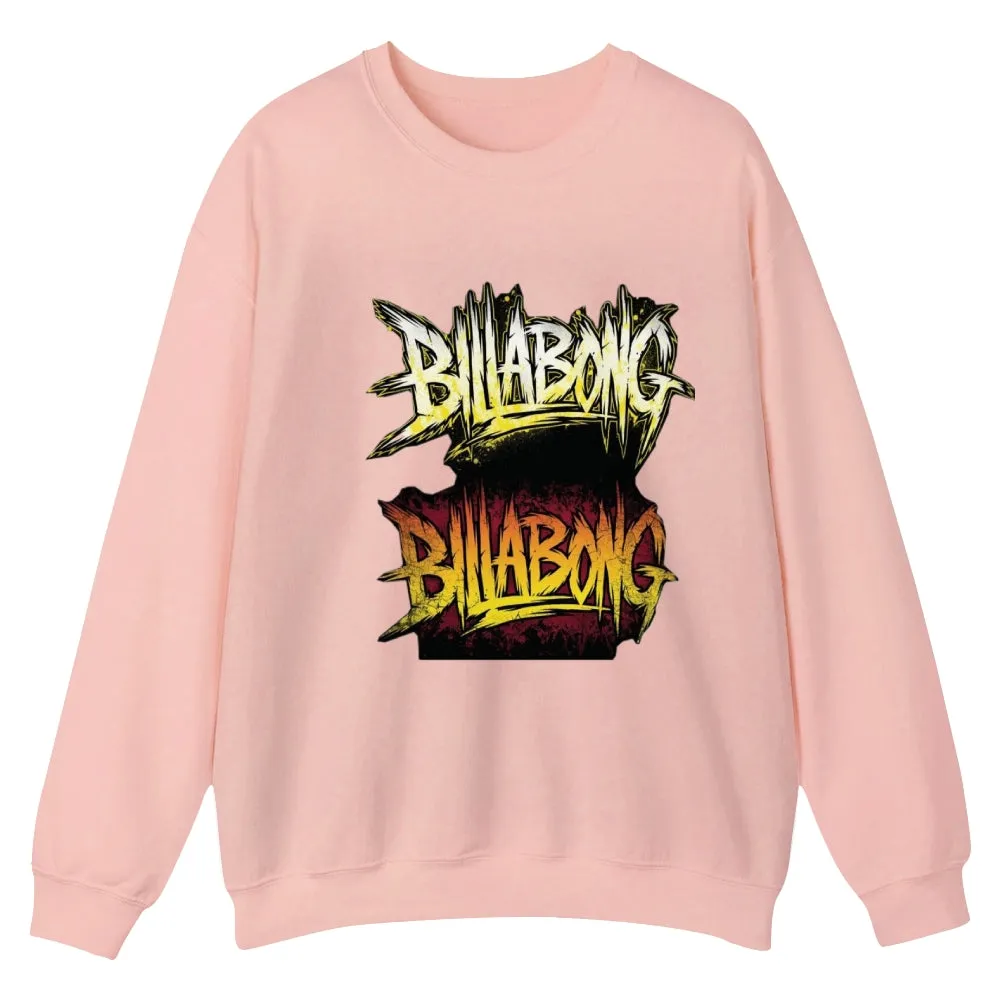 Mens Vintage BillaBong Long Sleeve Sweatshirt