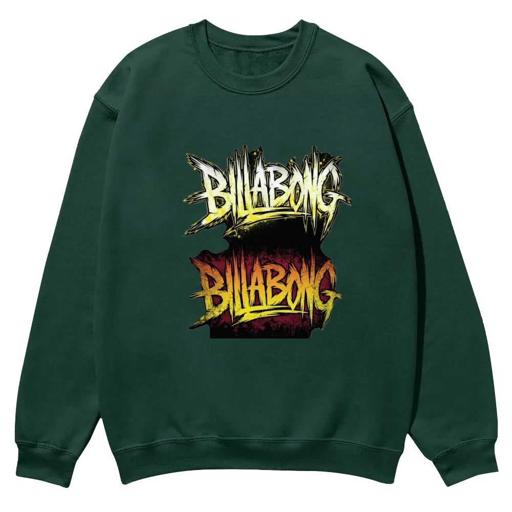 Mens Vintage BillaBong Long Sleeve Sweatshirt