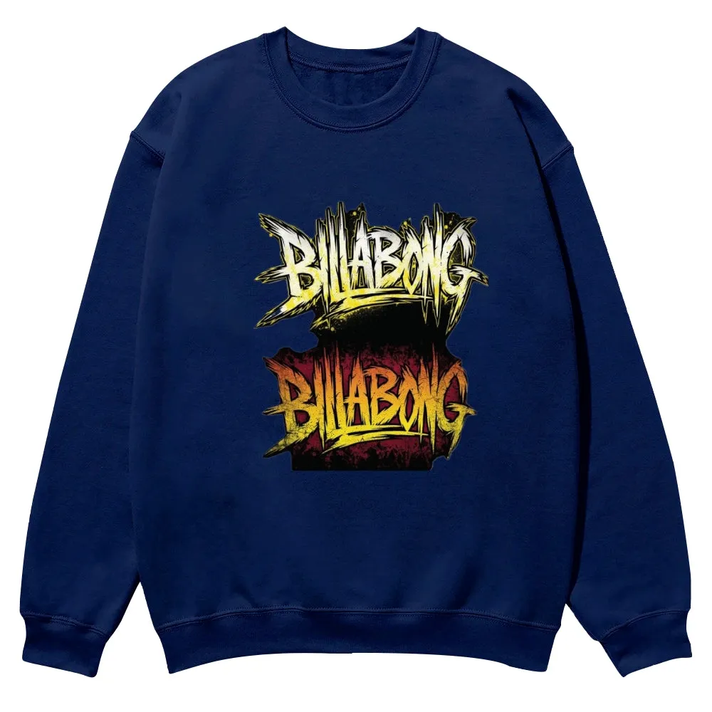 Mens Vintage BillaBong Long Sleeve Sweatshirt