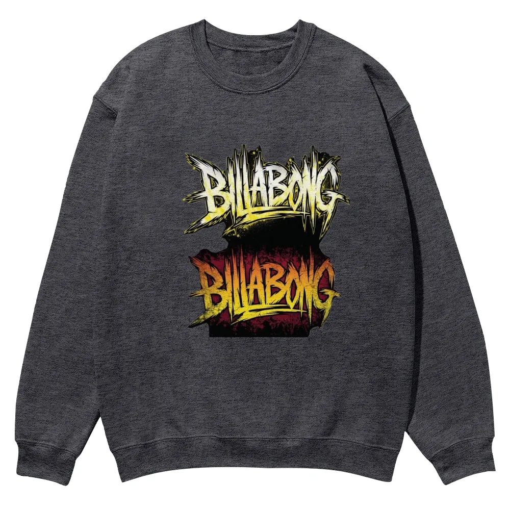 Mens Vintage BillaBong Long Sleeve Sweatshirt