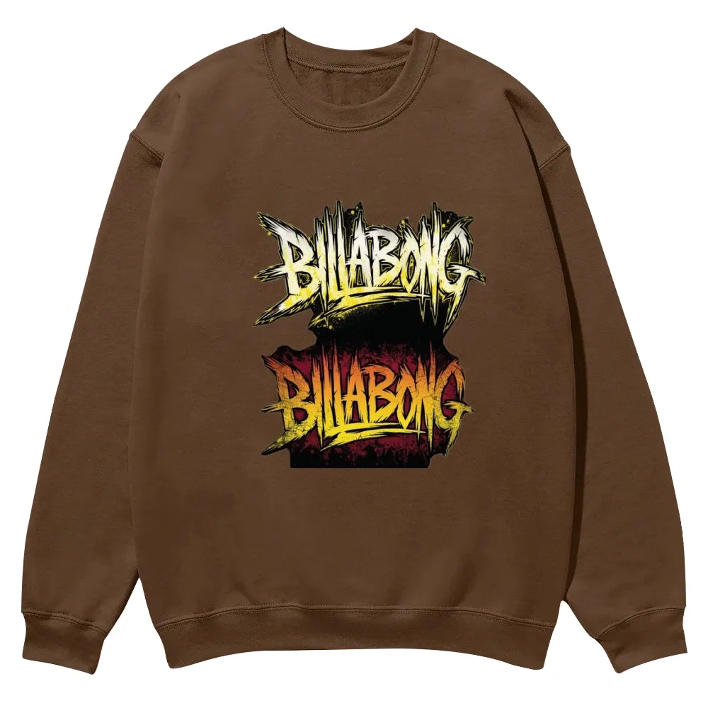 Mens Vintage BillaBong Long Sleeve Sweatshirt