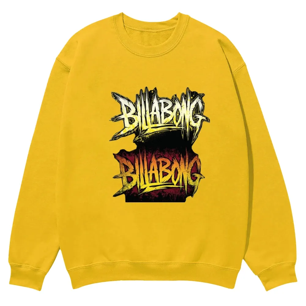 Mens Vintage BillaBong Long Sleeve Sweatshirt