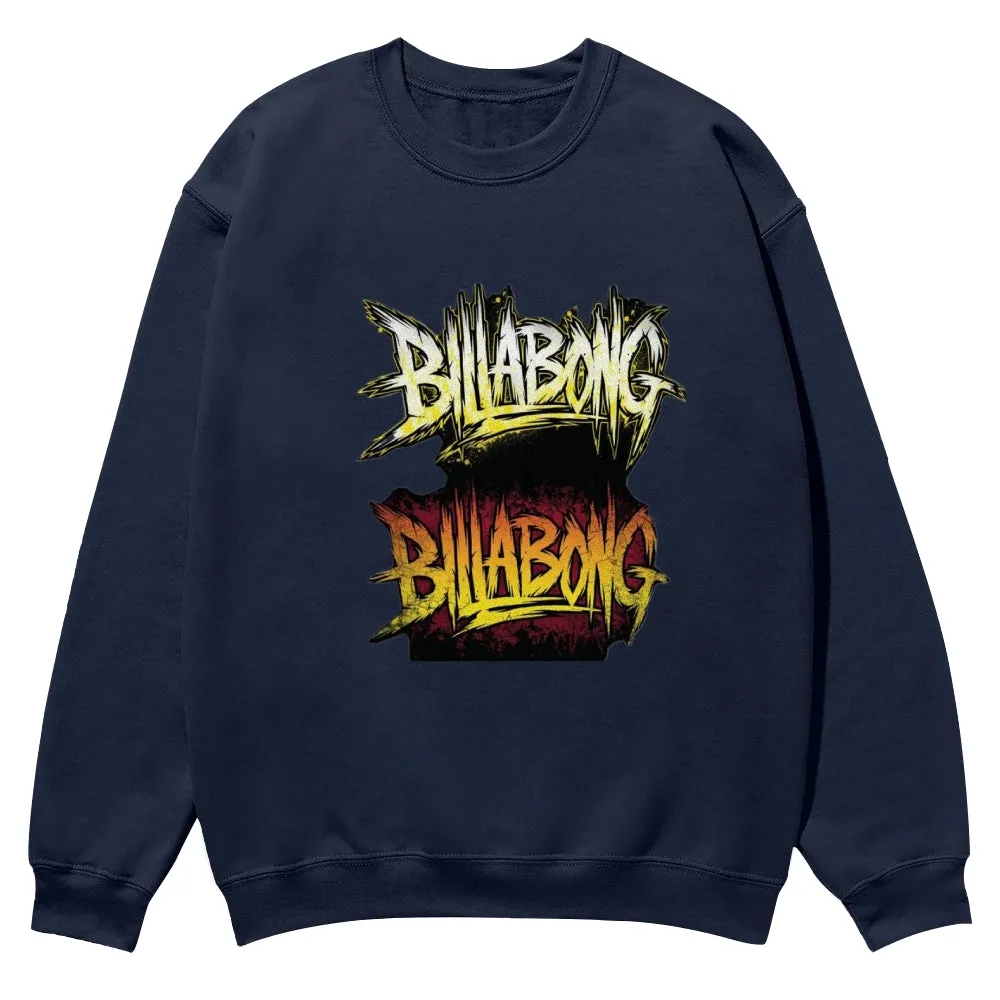 Mens Vintage BillaBong Long Sleeve Sweatshirt