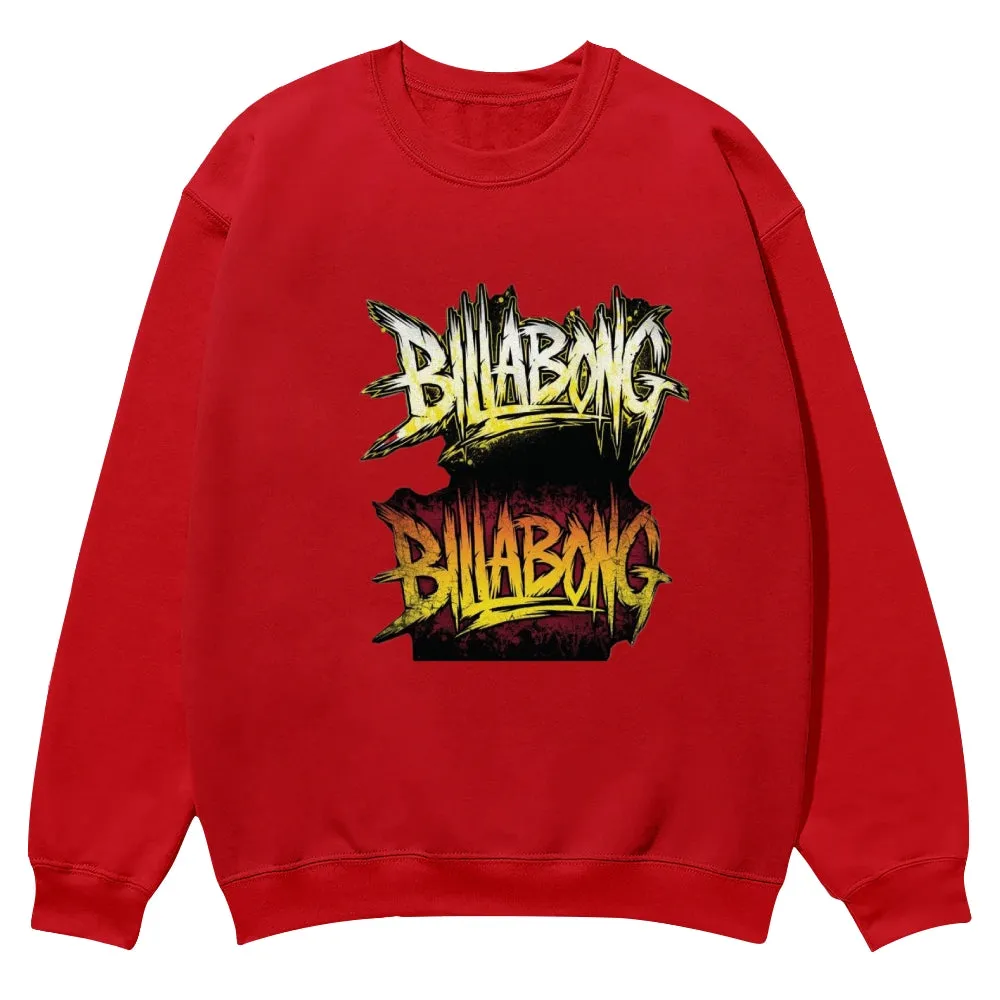 Mens Vintage BillaBong Long Sleeve Sweatshirt