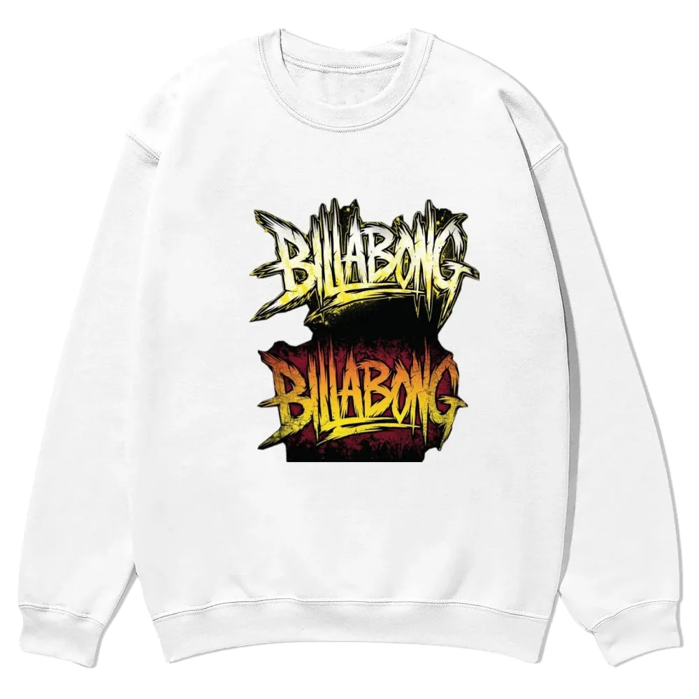 Mens Vintage BillaBong Long Sleeve Sweatshirt