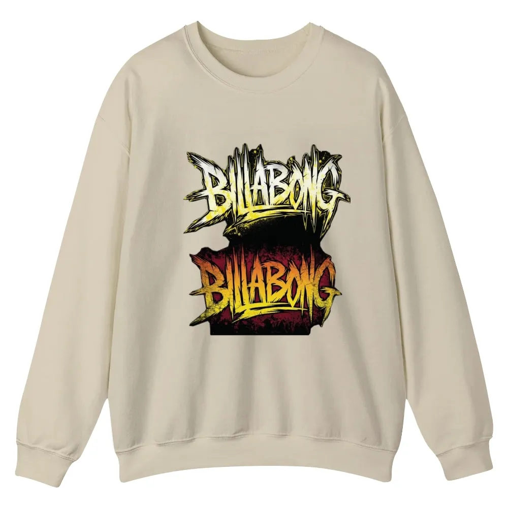 Mens Vintage BillaBong Long Sleeve Sweatshirt