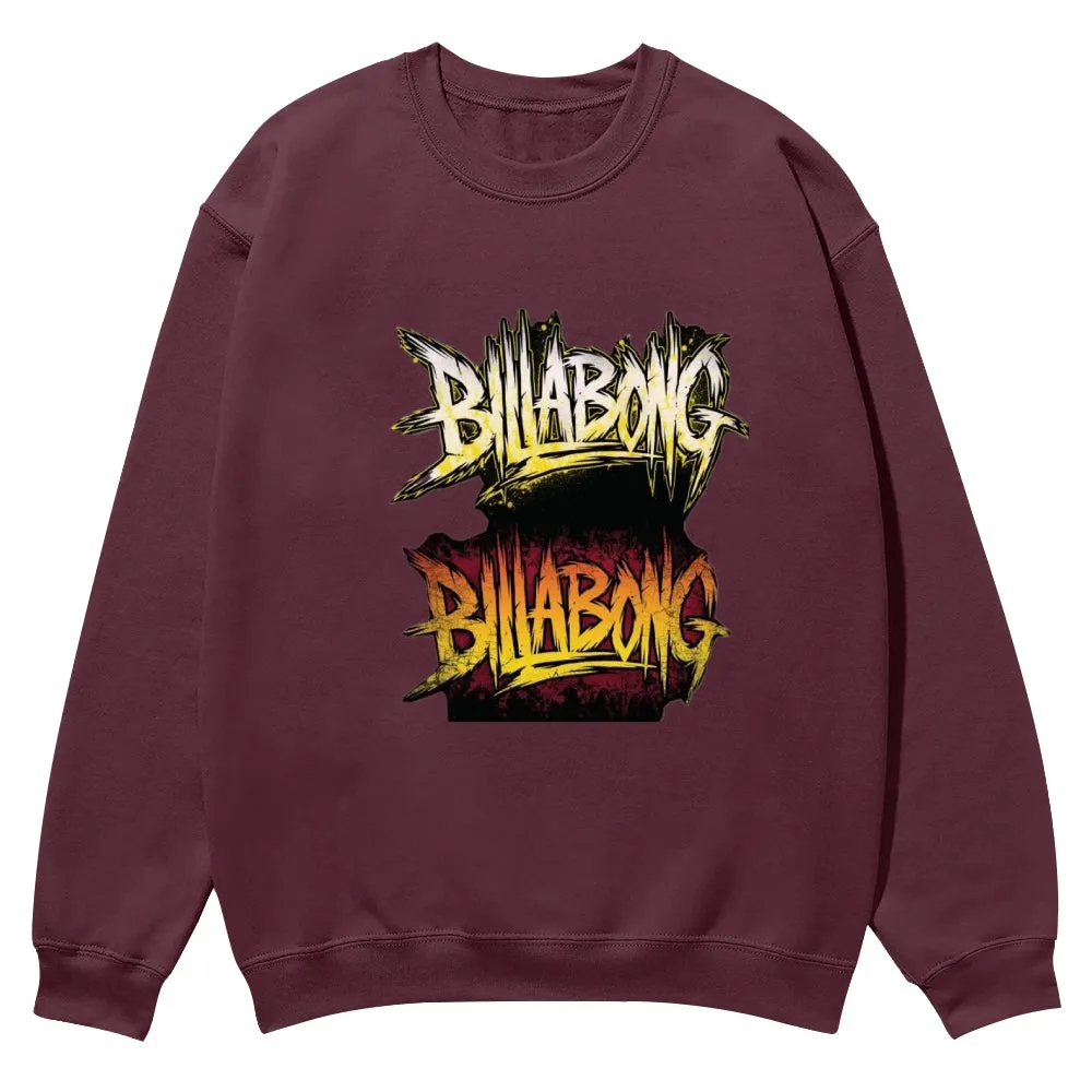 Mens Vintage BillaBong Long Sleeve Sweatshirt