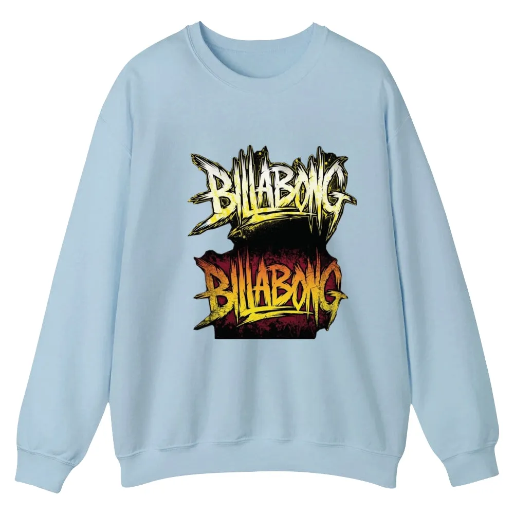 Mens Vintage BillaBong Long Sleeve Sweatshirt