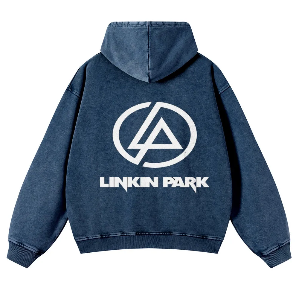 Mens Vintage  Linkin Park Rock Band Hoodies