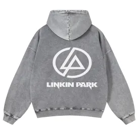 Mens Vintage  Linkin Park Rock Band Hoodies