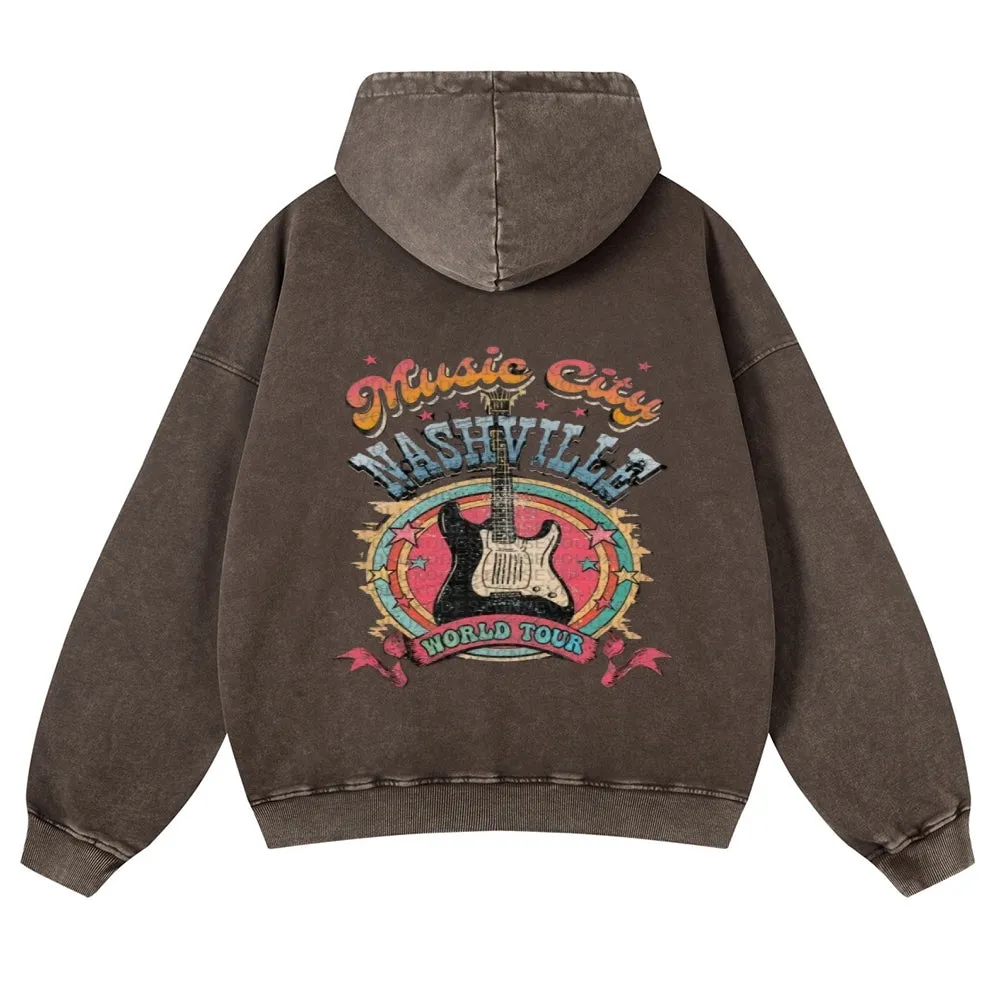 Mens Vintage World Tour Hoodies