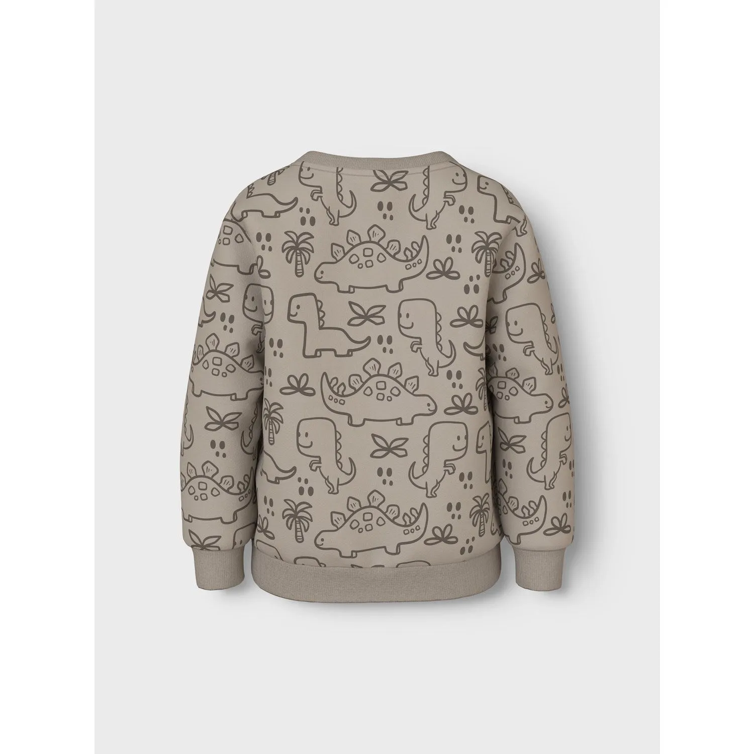 Name It Pure Cashmere Outline Dinosaurs Vermo Aop Loose Sweatshirt