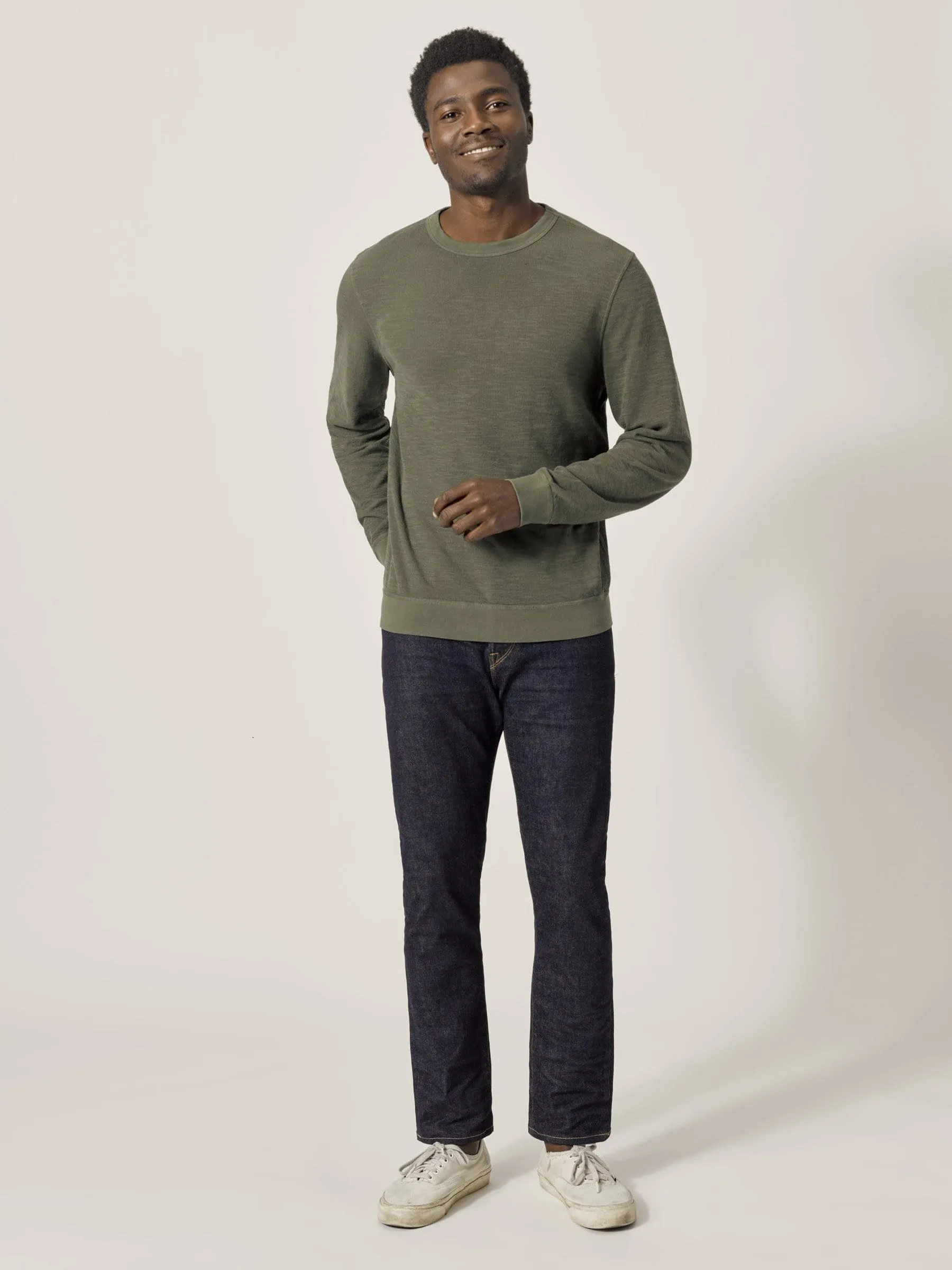 Pike Venice Wash Lightweight Double Slub Sweatshirt