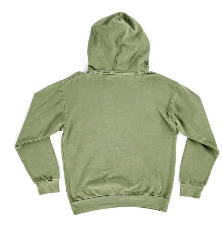 Premium Heavyweight Streetwear Hoodie - Olive