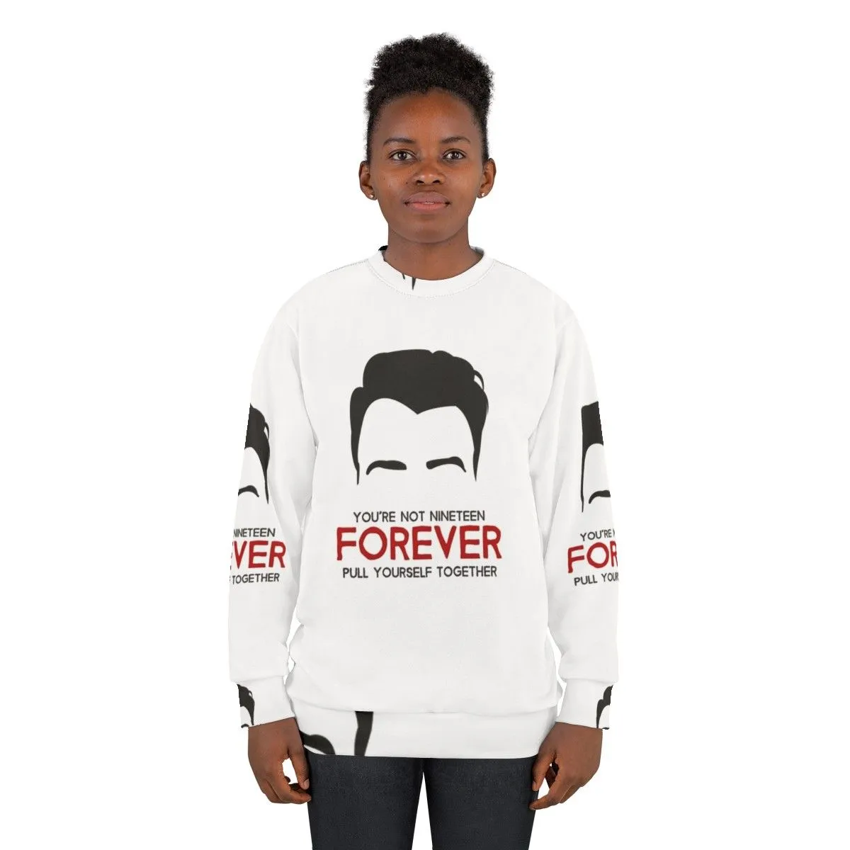 "Courteeners 'You're Not 19 Forever' Minimalist Sweatshirt"