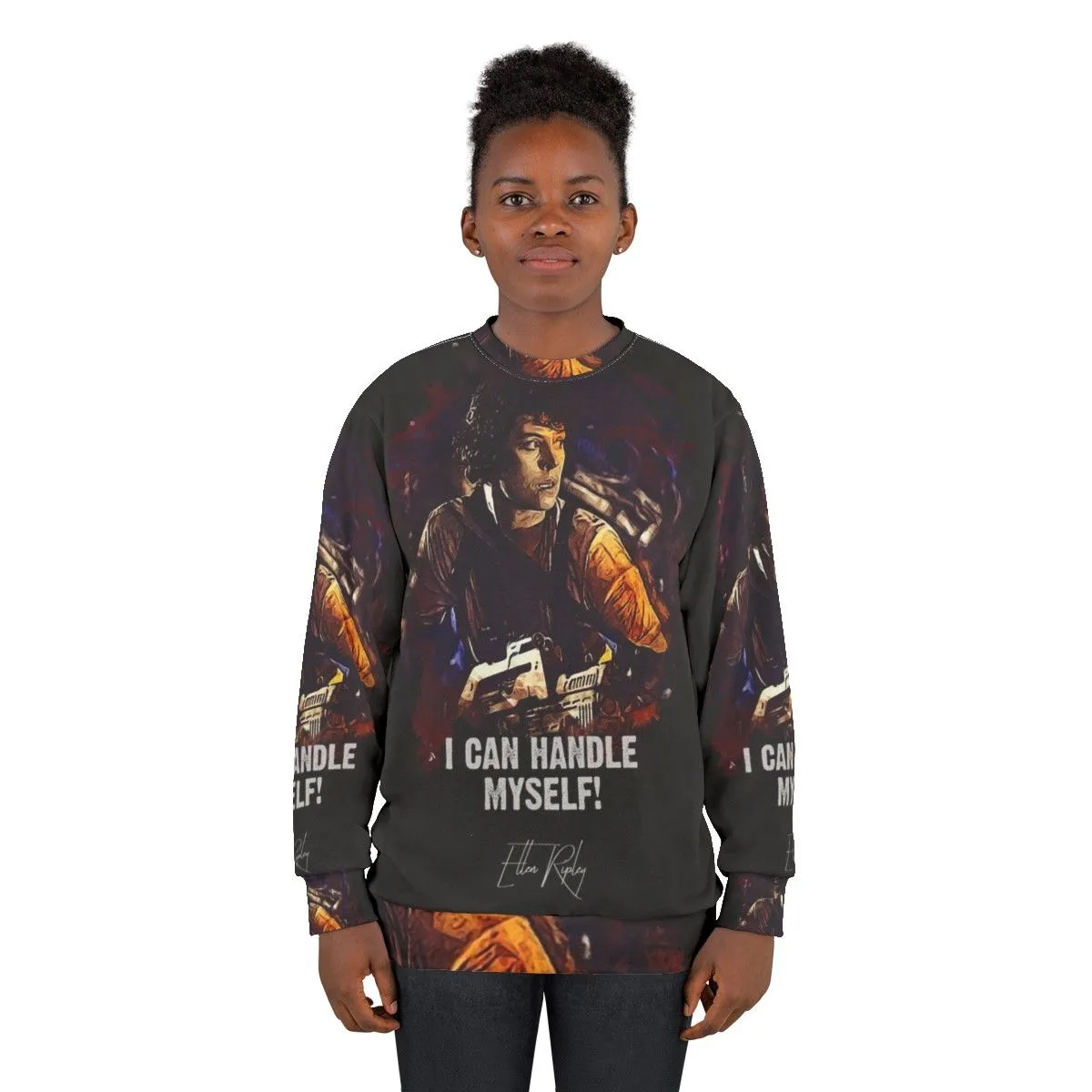 "Ellen Ripley Sci-Fi Sweatshirt - I Can Handle Myself"