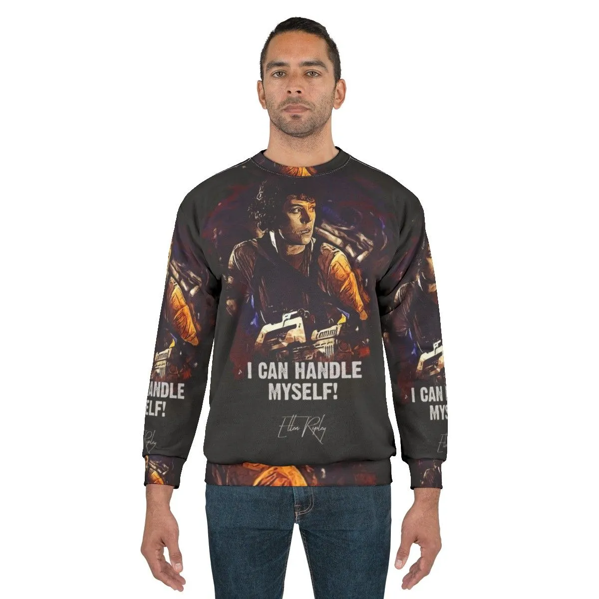 "Ellen Ripley Sci-Fi Sweatshirt - I Can Handle Myself"