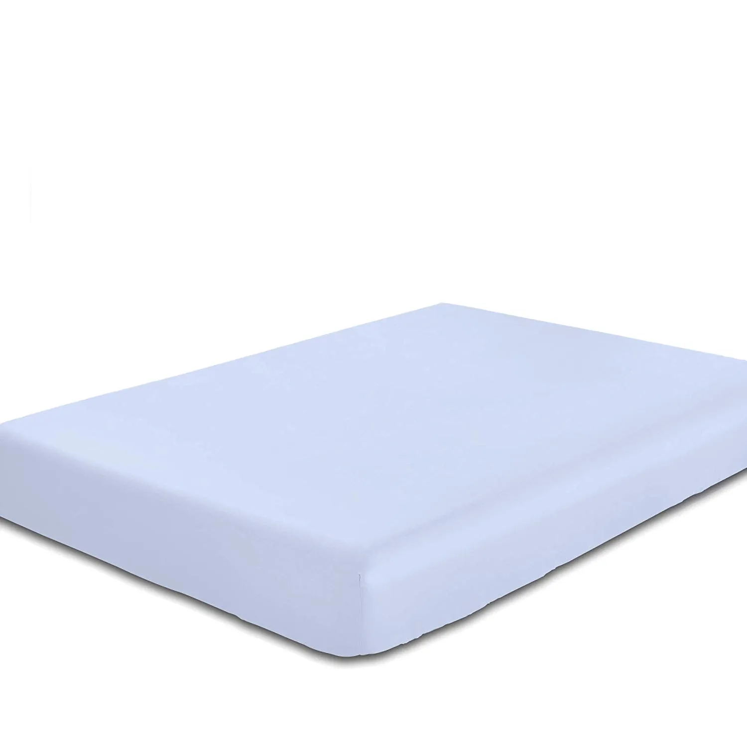 Rest Super Soft Super King Flat Sheet 240x260cm-Sky Blue