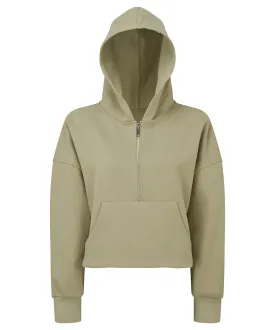 Sage Green - Women's TriDri® 1/2 zip hoodie