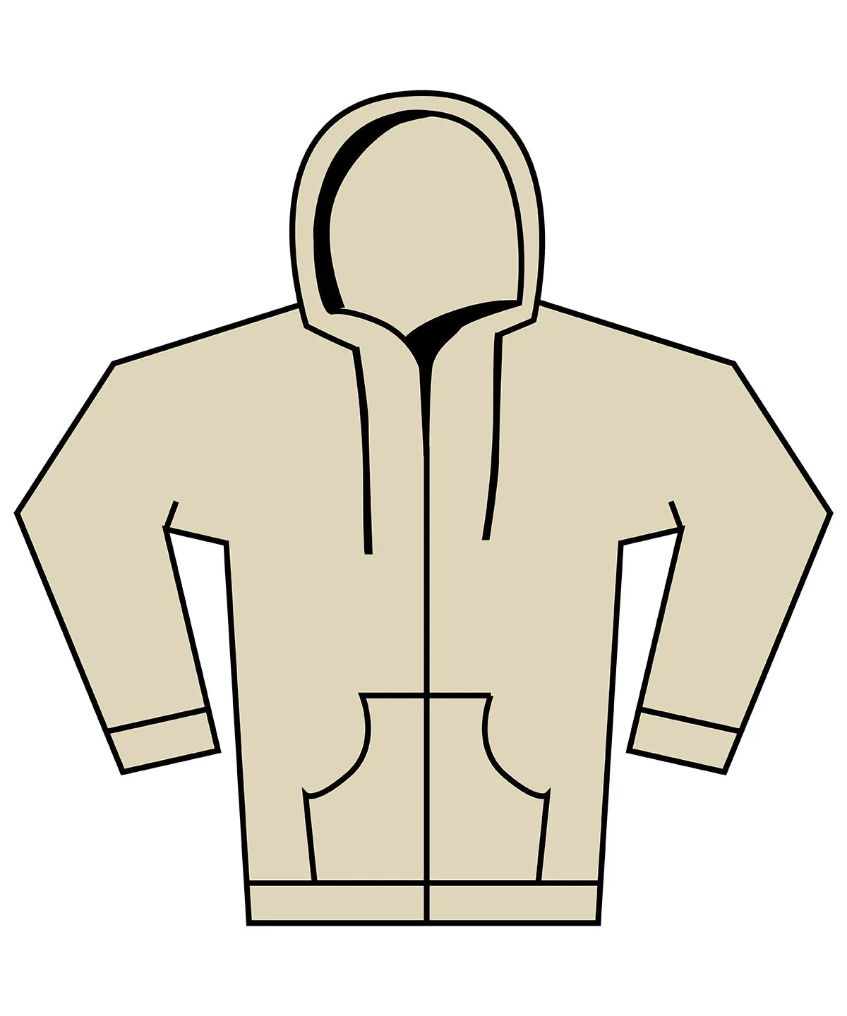 Sand - Softstyle™ midweight fleece adult full-zip hooded sweatshirt