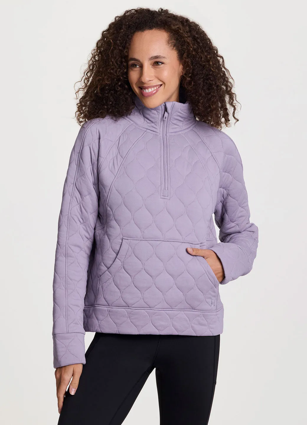 Sequim Quilted 1/4 Zip Pullover