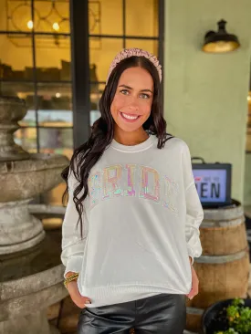 Sequin BRIDE Sweatshirt