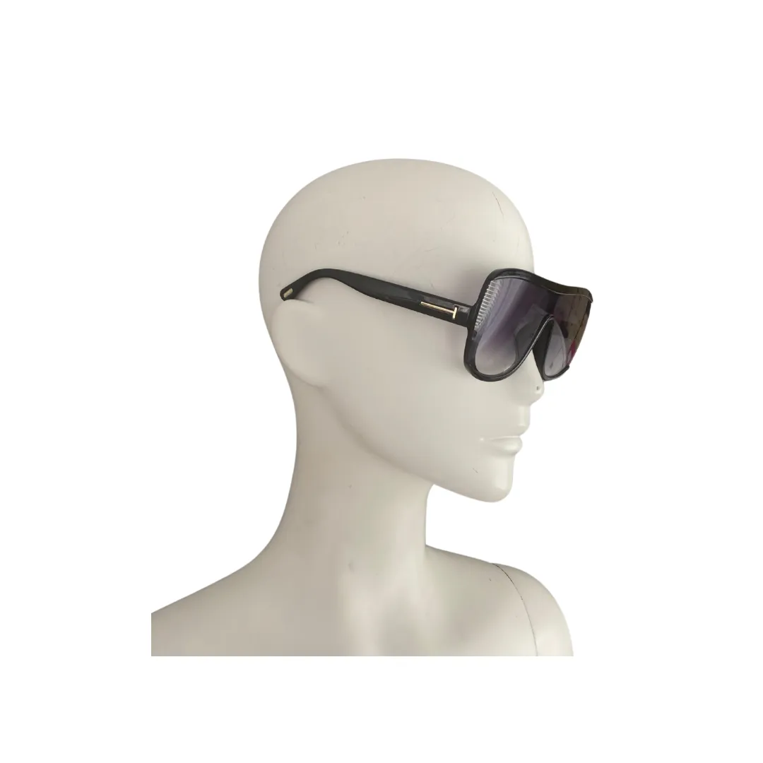 Shield Shade Oversized Sunglasses Black