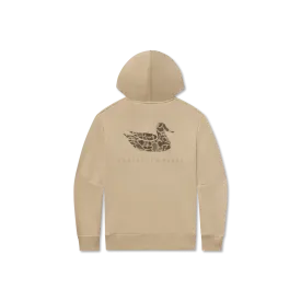 Southern Marsh Retro Duck Hoodie - Khaki