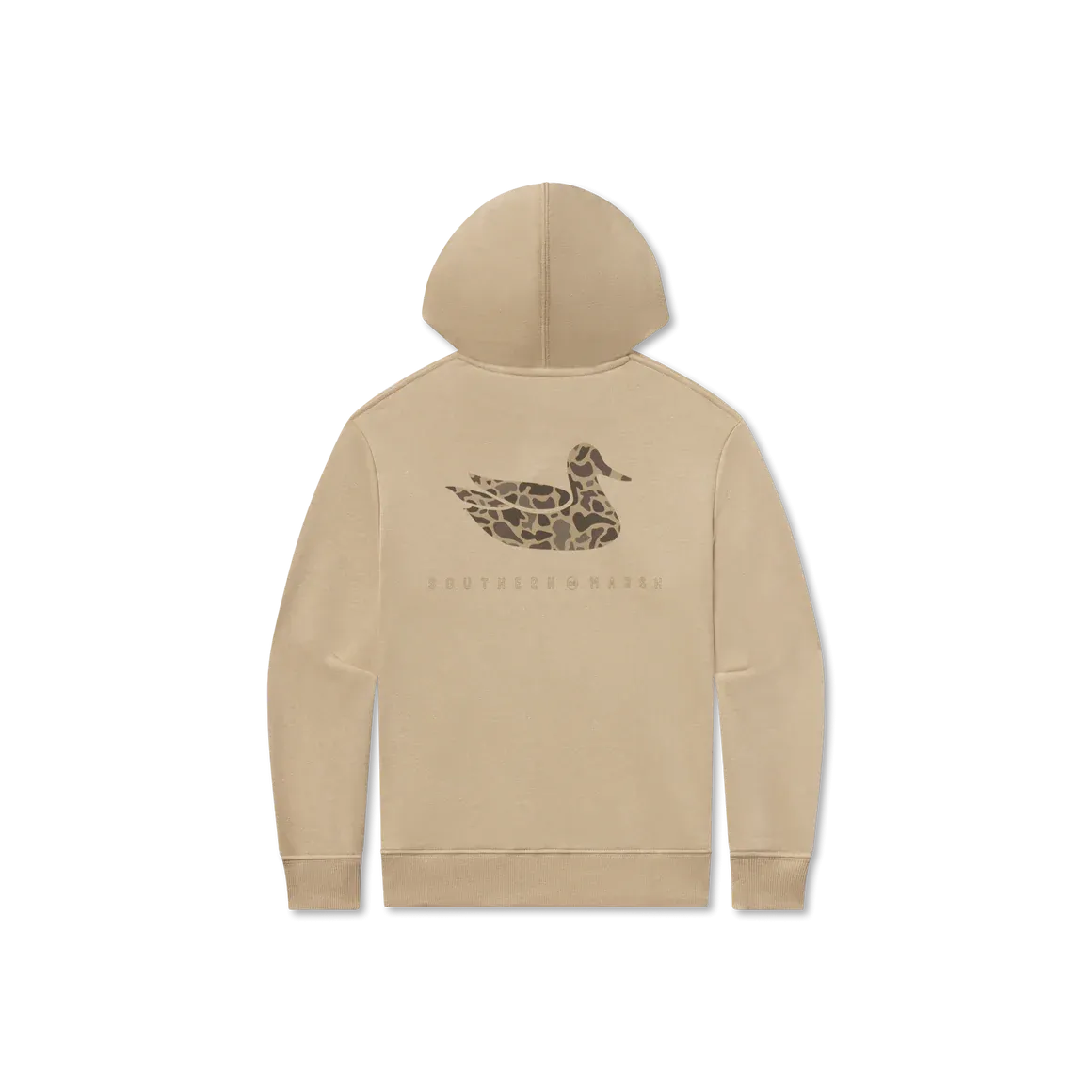 Southern Marsh Retro Duck Hoodie - Khaki