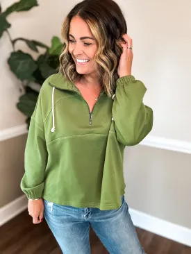 The Fall Favorite Half Zip Pullover ( 2 Colors)