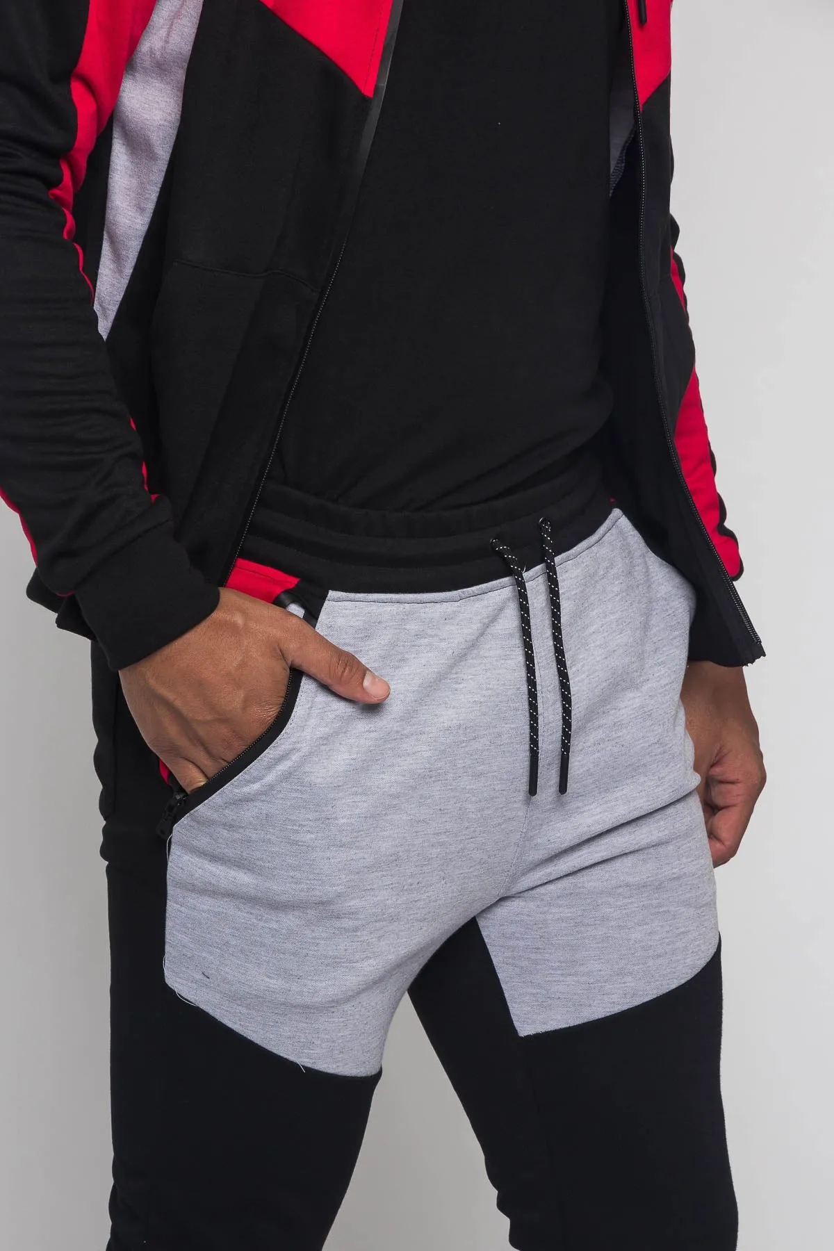 Tri Colored Tracksuit Set