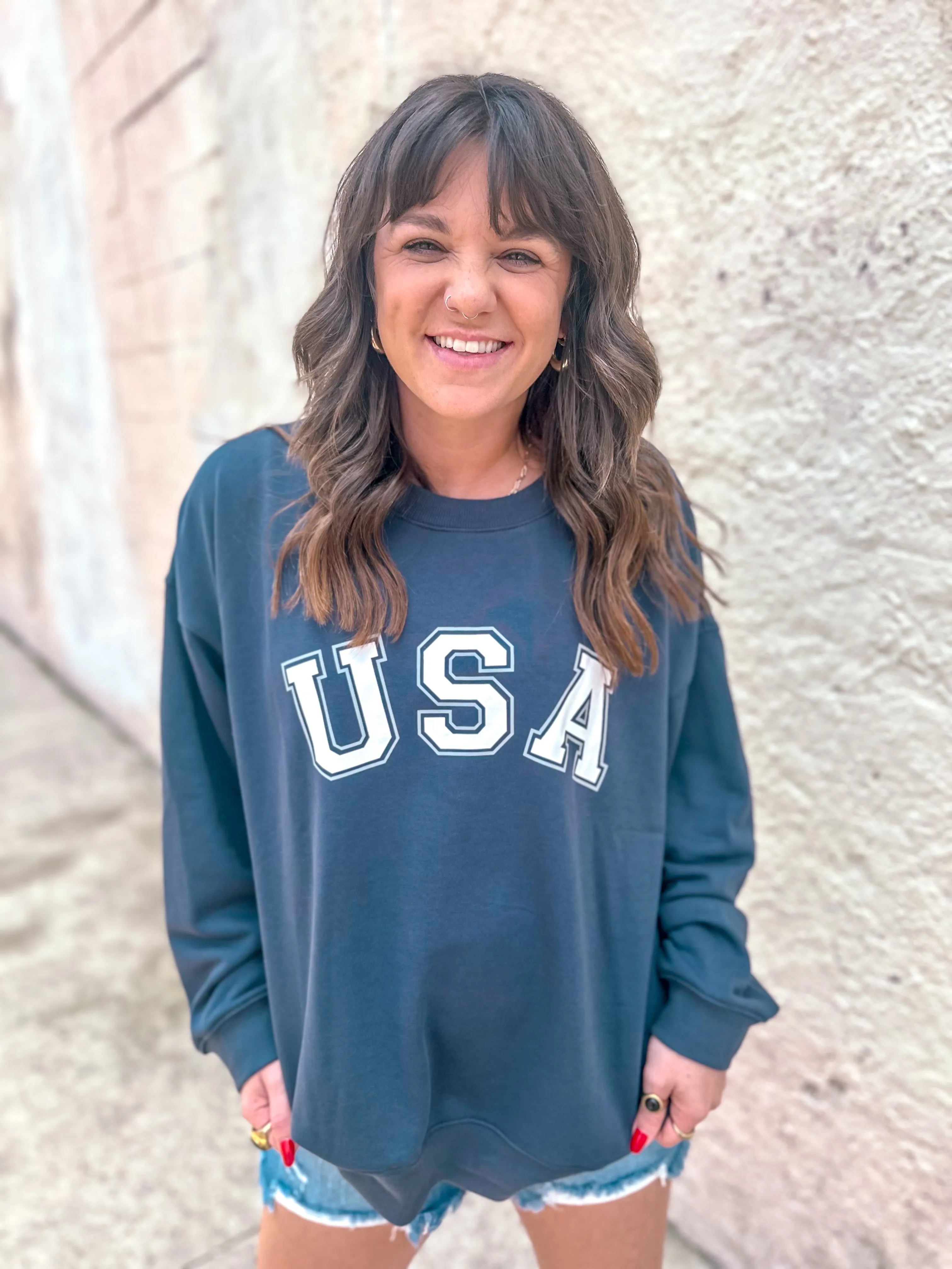 USA Oversized Sweatshirt