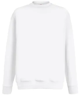 White - Lightweight set-in sweatshirt