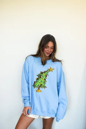 Wobbly Christmas Tree Sweatshirt