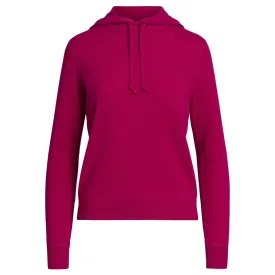 Womens RLX Cashmere Hoodie Fuchsia Berry - AW24