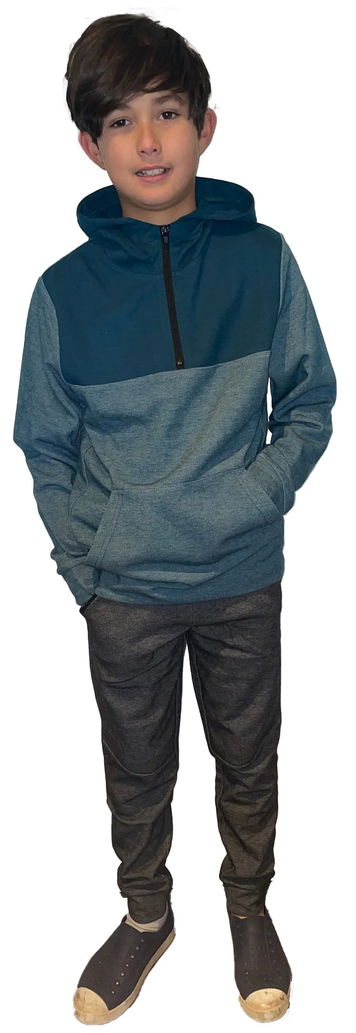 ZAVIER ZIP PULLOVER - TECH FLEECE - BOYS