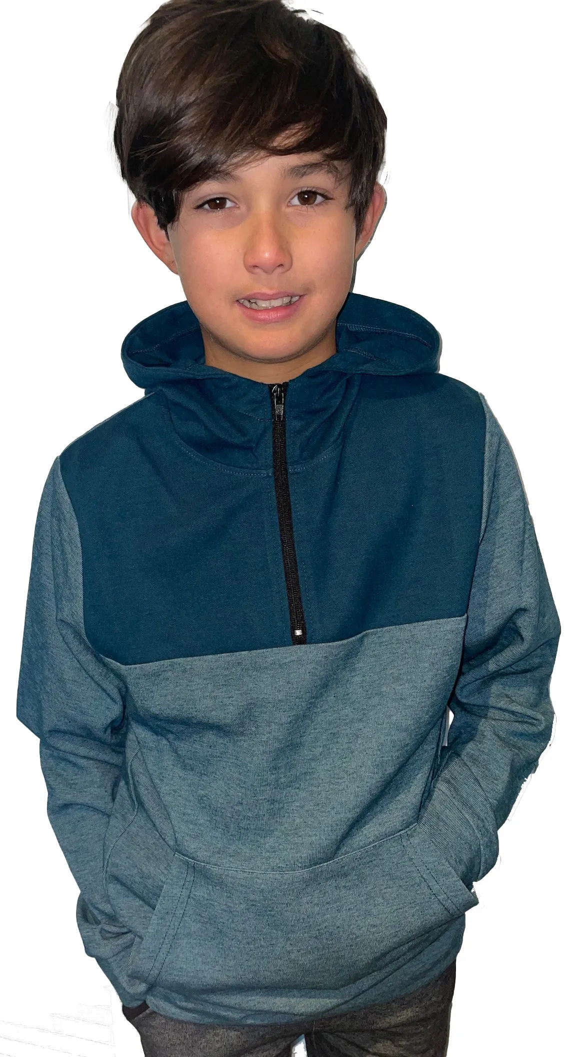 ZAVIER ZIP PULLOVER - TECH FLEECE - BOYS